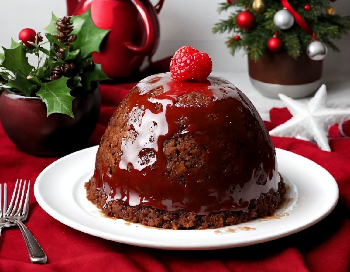 A Christmas pudding